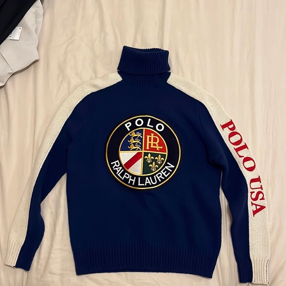 Polo by Ralph Lauren Turtleneck Royal Blue NWOT